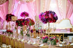 Wonderful Indian wedding table flowers decor. Wonderful Indian wedding table flowers decor.