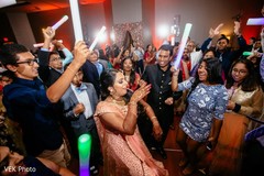 Indian bride rocking the dance floor. Indian bride rocking the dance floor.