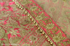 Closeup capture of Indian bridal lehenga. Closeup capture of Indian bridal lehenga.