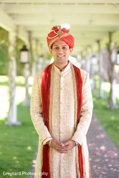 Charming Indian groom waiting for bride. Charming Indian groom waiting for bride.