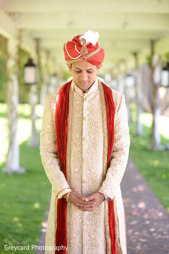 Sweet Indian groom about to meet the bride. Sweet Indian groom about to meet the bride.