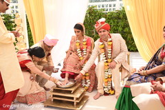 See this traditional Indian wedding ritual capture. See this traditional Indian wedding ritual capture.