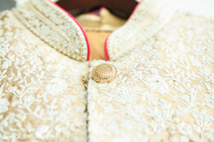 Marvelous Indian groom's sherwani closeup capture. Marvelous Indian groom's sherwani closeup capture.