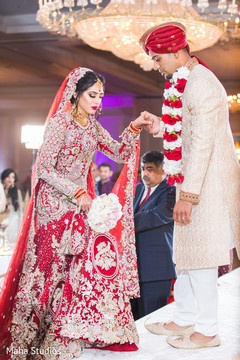 Enchanting Indian bride entrance. Enchanting Indian bride entrance.