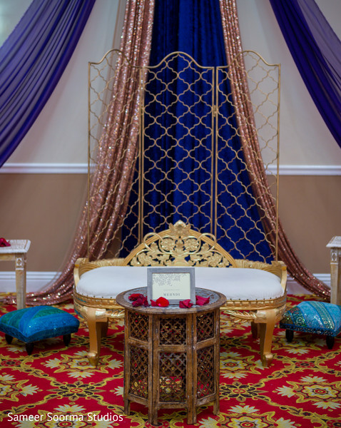 Stage decor of the Indian wedding