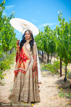 Sweet indian bride posing for the camera Sweet indian bride posing for the camera