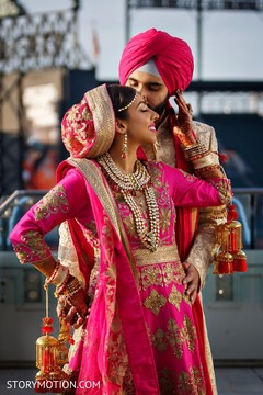 Dreamy Indian bride and groom photo. Dreamy Indian bride and groom photo.