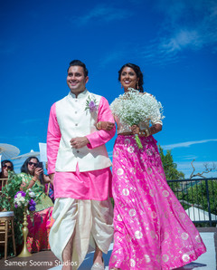 Lovely indian bridesmaid making her entrance Lovely indian bridesmaid making her entrance