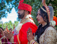 Indian wedding solemn moment Indian wedding solemn moment