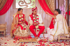 Indian couple during the Hasta Melap. Indian couple during the Hasta Melap.