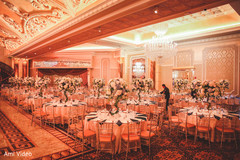 Incredible Indian wedding reception table setup. Incredible Indian wedding reception table setup.