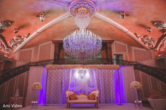 Magnificent Indian wedding reception stage decor. Magnificent Indian wedding reception stage decor.