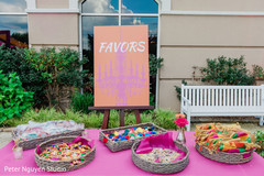 Favors table at the Indian wedding Favors table at the Indian wedding