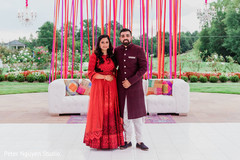 Maharani and Raja posing outdoors Maharani and Raja posing outdoors