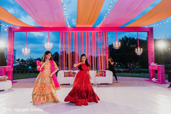 Indian bride dancing with special guest Indian bride dancing with special guest