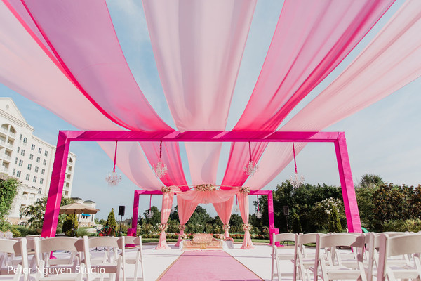 Decor details of the grand Indian wedding