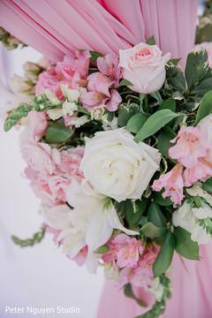 Floral arrangement details of the Indian wedding Floral arrangement details of the Indian wedding