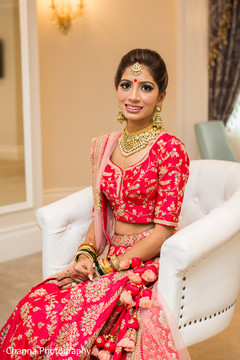 Indian bride getting ready Indian bride getting ready
