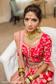 Indian bride waiting for the ceremony to begin Indian bride waiting for the ceremony to begin