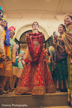 Indian bride entering the ceremony Indian bride entering the ceremony