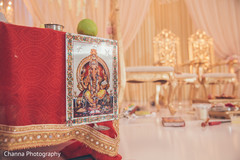 Decor details of the Indian wedding reception Decor details of the Indian wedding reception