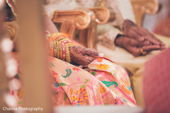 Indian bride's mehndi design details Indian bride's mehndi design details