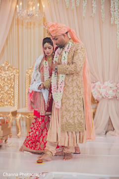 Indian couple during the rituals Indian couple during the rituals