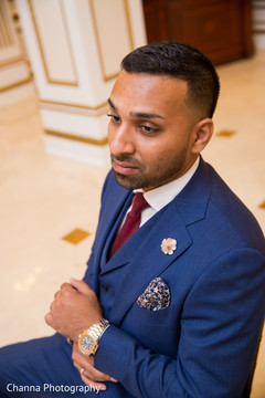 Portrait of Indian groom Portrait of Indian groom