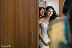 Enchanting Indian bride getting ready for her big day. Enchanting Indian bride getting ready for her big day.