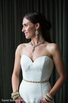 Maharani wearing the bridal gown Maharani wearing the bridal gown