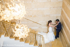 Romantic moment between the newlyweds Romantic moment between the newlyweds