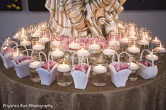 Table of favors for the Indian wedding guests Table of favors for the Indian wedding guests