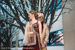 Maharani and Indian groom during the photo shoot Maharani and Indian groom during the photo shoot