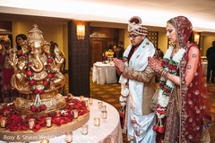 Indian couple praying Indian couple praying