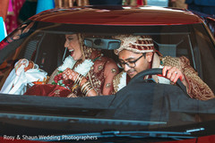 Indian newlyweds ready to departure Indian newlyweds ready to departure