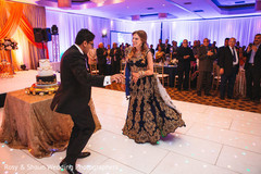 Indian newlyweds dancing Indian newlyweds dancing