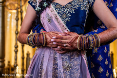 Closeup capture of Indian bridal mehndi and choora. Closeup capture of Indian bridal mehndi and choora.