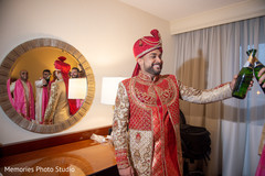 Indian groom ready and celebrating capture. Indian groom ready and celebrating capture.
