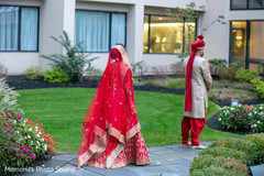 Maharani surprising the groom. Maharani surprising the groom.
