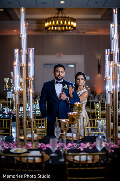Enchanting Indian bride and groom capture. Enchanting Indian bride and groom capture.