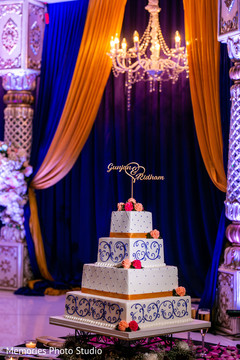 Stunning Indian wedding cake decor. Stunning Indian wedding cake decor.