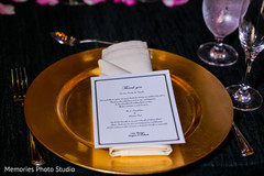 Closeup capture of Indian wedding reception menu. Closeup capture of Indian wedding reception menu.