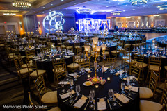 Magnificent Indian wedding reception decor. Magnificent Indian wedding reception decor.