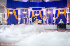 See this lovely Indian wedding reception lovebirds dance. See this lovely Indian wedding reception lovebirds dance.