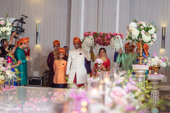 Maharani entering her wedding ceremony. Maharani entering her wedding ceremony.