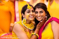 Indian bride with bridesmaids capture. Indian bride with bridesmaids capture.