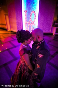 Ravishing indian couple's wedding reception attire Ravishing indian couple's wedding reception attire