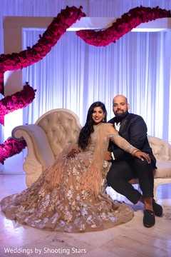 Dreamy Indian couple's portrait. Dreamy Indian couple's portrait.