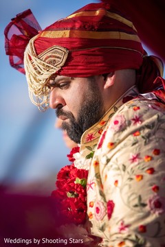 Indian groom at his ceremony closeup capture. Indian groom at his ceremony closeup capture.