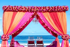 Magnificent Indian wedding ceremony mandap decor. Magnificent Indian wedding ceremony mandap decor.